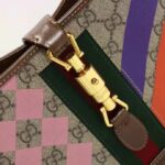 Gucci Women Jackie 1961 Small Shoulder Bag Beige Ebony GG Supreme Canvas – Image 7