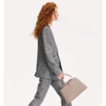 Louis Vuitton LV Women Capucines MM Handbag Grey Taurillon Cowhide - Image 11