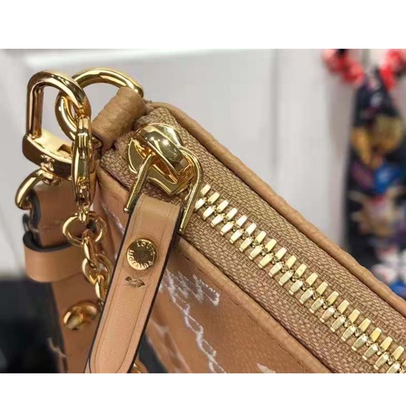 Louis Vuitton Félicie Strap & Go Handbag in Beige – EliteLaza