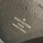 Louis Vuitton LV Unisex Pochette Voyage MM Bag Grey Damier Graphite Coated Canvas - immagine 9