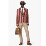 Louis Vuitton LV Unisex Sac Plat Cross Monogram Stripes Brown Coated Canvas – Bild 10