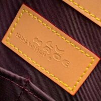 Louis Vuitton LV Unisex Sac Plat Cross Monogram Stripes Brown Coated Canvas (10)