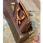 Louis Vuitton LV Unisex Sac Plat Cross Monogram Stripes Brown Coated Canvas – Bild 6