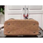 Louis Vuitton LV Women Bella Tote Arizona Brown Mahina Perforated Calfskin Calf - Image 4