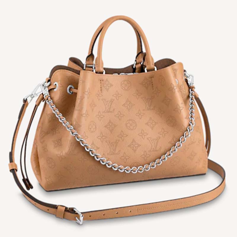 Louis Vuitton Mahina Perforated Calfskin Leather Bella Tote