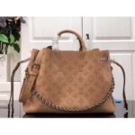 Louis Vuitton LV Women Bella Tote Arizona Brown Mahina Perforated Calfskin Calf - Image 2