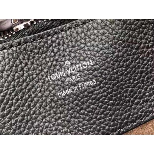 Louis Vuitton LV Women Bella Tote Black Mahina Perforated Calfskin Calf (6)