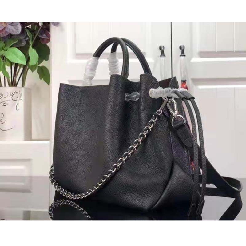 Louis Vuitton Bella Tote Black Mahina