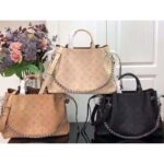 Louis Vuitton LV Women Bella Tote Crème Beige Mahina Perforated Calfskin Calf - Bild 9