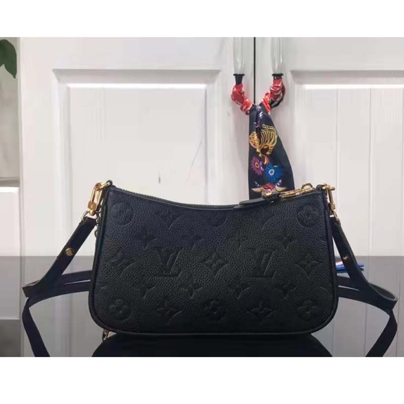 Louis Vuitton Monogram Empreinte Easy Pouch On Strap - Black Shoulder Bags,  Handbags - LOU684358