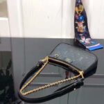 Louis Vuitton LV Women Easy Pouch On Strap Black Monogram Supple Grained Cowhide – Bild 6