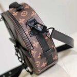 Louis Vuitton LV Unisex Wheel Box Brown Monogram Coated Canvas Cowhide Leather - Image 3