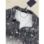 Louis Vuitton Women LV Workwear Shirt Cotton Grey Loose Fit - Bild 8