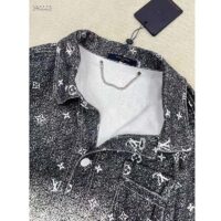 Louis Vuitton Men LV Workwear Shirt Cotton Grey Loose Fit