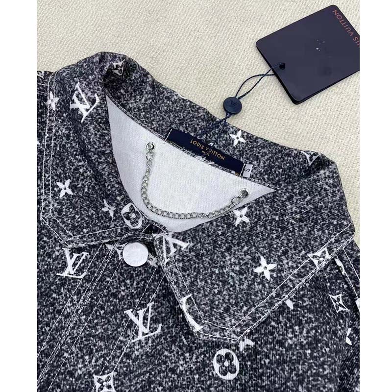 Louis Vuitton Women LV Workwear Shirt Cotton Grey Loose Fit - LULUX