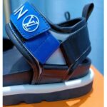 Louis Vuitton Unisex Pool Pillow Flat Comfort Sandal Blue Calf Leather - Imagen 5