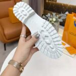 Louis Vuitton Women Territory Flat Ranger White Calf Leather LV Circle - Image 9