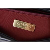 Chanel Women 19 Handbag Lambskin Gold Silver-Tone Ruthenium-Finish Metal Black (3)