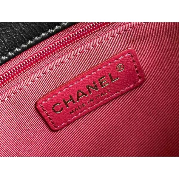 Chanel Women Mini Flap Bag Calfskin Imitation Pearls Gold-Tone Metal Black (2)