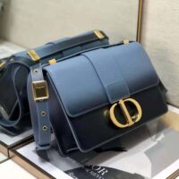 Dior Women 30 Montaigne Bag Lndigo Blue Gradient Calfskin (1)