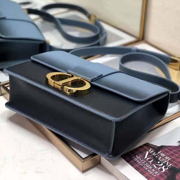 Dior Women 30 Montaigne Bag Lndigo Blue Gradient Calfskin (8)
