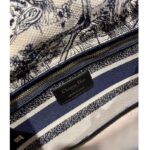 Dior Women CD Medium Lady D-Lite Bag Blue Toile De Jouy Embroidery - Image 9