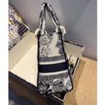 Dior Women CD Medium Lady D-Lite Bag Blue Toile De Jouy Embroidery - Image 6