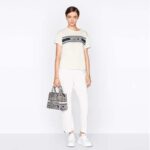 Dior Women CD Medium Lady D-Lite Bag Blue Toile De Jouy Reverse Embroidery - Imagen 11