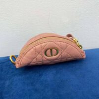 Dior Women Detachable Dior Caro Half-moon Coin Purse (1)