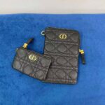 Dior Women Dior Caro Multifunctional Pouch Black Supple Cannage Calfskin - Image 2