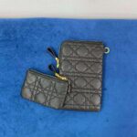 Dior Women Dior Caro Multifunctional Pouch Black Supple Cannage Calfskin - Image 3