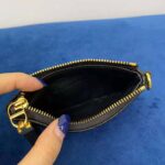 Dior Women Dior Caro Multifunctional Pouch Black Supple Cannage Calfskin - Image 6