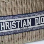 Dior Women Dior Wicker Basket Bag Blue Dior Oblique Jacquard and Natural Wicker - Image 7