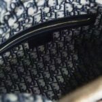 Dior Women Dior Wicker Basket Bag Blue Dior Oblique Jacquard and Natural Wicker - Image 9