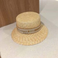 Dior-Women-Dioresort-Small-Brim-Hat-Natural-Straw-and-Pink-Embroidered-Band-1