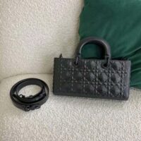 Dior Women Lady D-Joy Bag Black Cannage Calfskin with Diamond Motif (1)