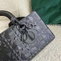 Dior Women Lady D-Joy Bag Black Cannage Calfskin with Diamond Motif (1)