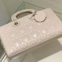 Dior Women Lady D-Joy Bag Latte Cannage Calfskin with Diamond Motif (1)