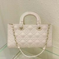 Dior Women Lady D-Joy Bag Latte Cannage Calfskin with Diamond Motif (1)