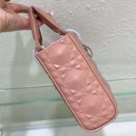 Dior Women Lady D-Joy Bag Rose Des Vents Cannage Calfskin with Diamond Motif - Imagen 5