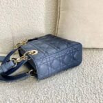 Dior Women Lady Dior my Abcdior Bag Lndigo Gradient Cannage Lambskin-Blue - Imagen 4