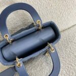 Dior Women Lady Dior my Abcdior Bag Lndigo Gradient Cannage Lambskin-Blue - Imagen 6