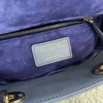 Dior Women Lady Dior my Abcdior Bag Lndigo Gradient Cannage Lambskin-Blue - Imagen 9