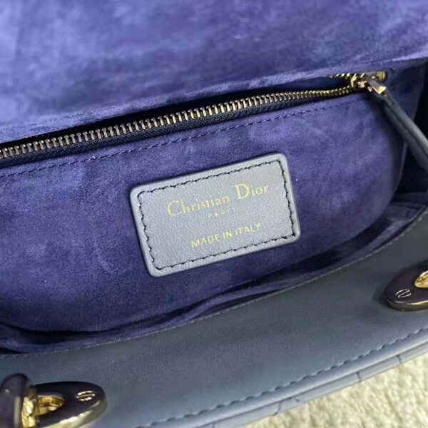 Dior Women Lady Dior my Abcdior Bag Lndigo Gradient Cannage Lambskin-Blue (8)