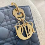 Dior Women Lady Dior my Abcdior Bag Lndigo Gradient Cannage Lambskin-Blue - Imagen 7