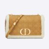 Dior Women Large 30 Montaigne Soft Bag Camel-Colored Shearling