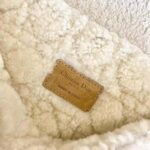 Dior Women Large 30 Montaigne Soft Bag Camel-Colored Shearling - Image 10