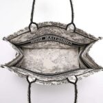 Dior Women Large Dior Book Tote Blue Toile De Jouy Flowers Embroidery - Image 6