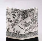 Dior Women Large Dior Book Tote Blue Toile De Jouy Flowers Embroidery - Image 9