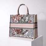 Dior Women Large Dior Book Tote Multicolor La Force Embroidery - Image 4